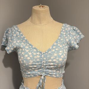 Garage Floral Crop Top Size XS